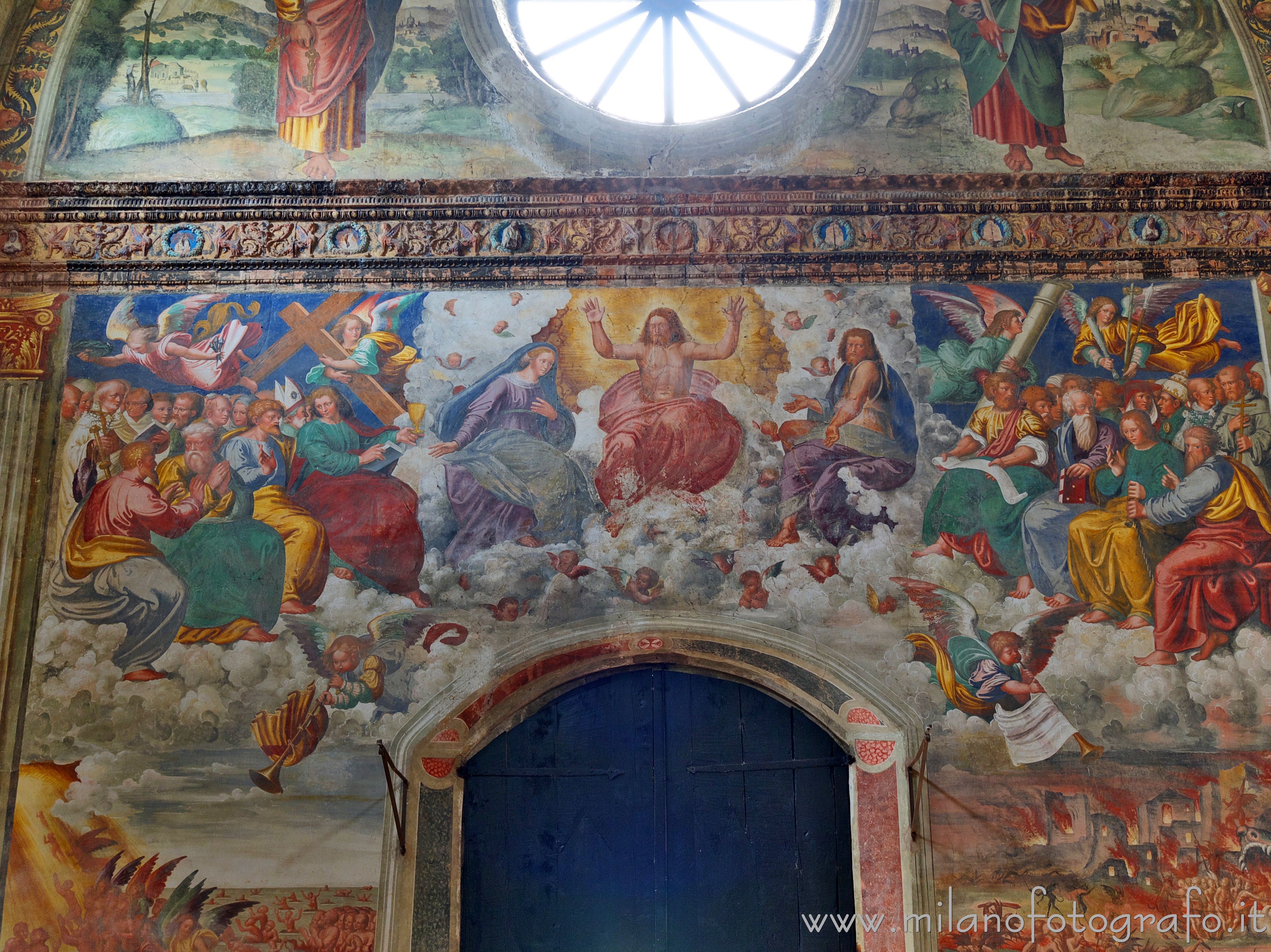 Soncino (Cremona, Italy) - Fresco of the Last Judgment in the Church of Santa Maria delle Grazie